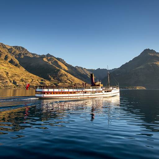 Vintage Steamship, TSS Earnslaw, Cruises across Lake Wakatipu in Queenstown