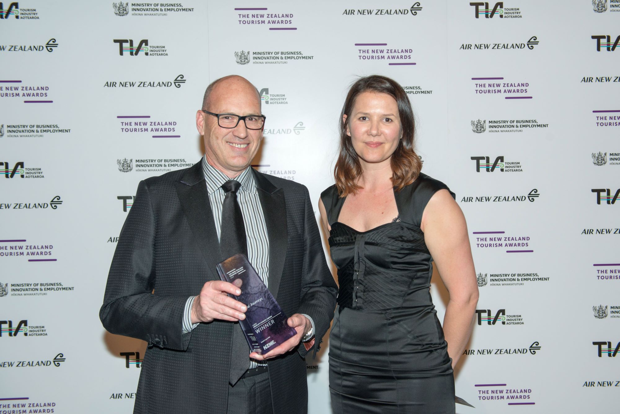 Richard lauder at the Tourism Industry Awards