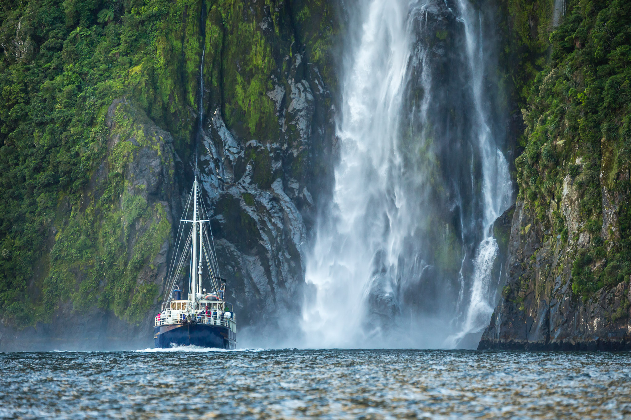 Waterfalls in Milford Sound | RealNZ