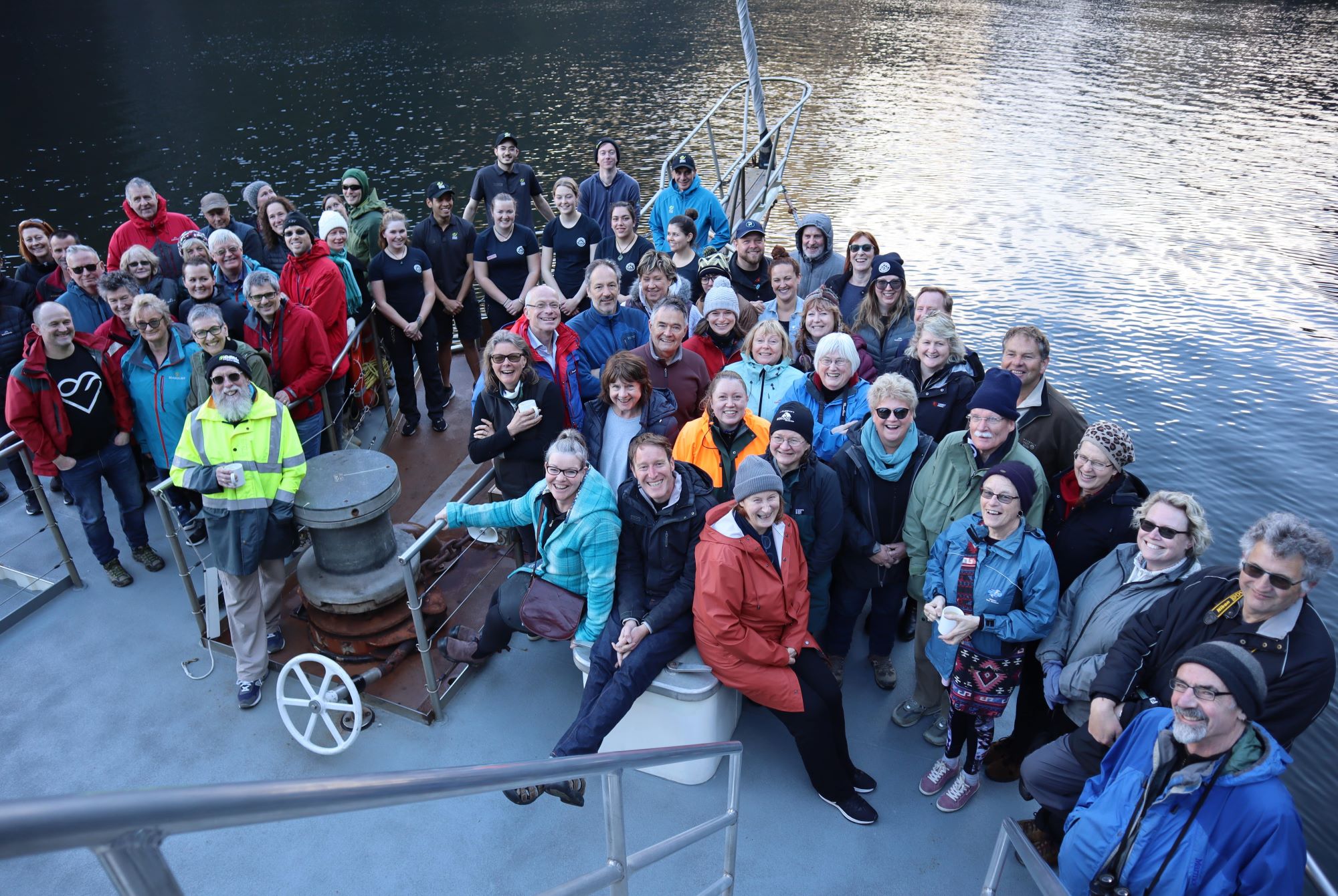 Wildlife Hospital Supporters on board the Milford Mariner