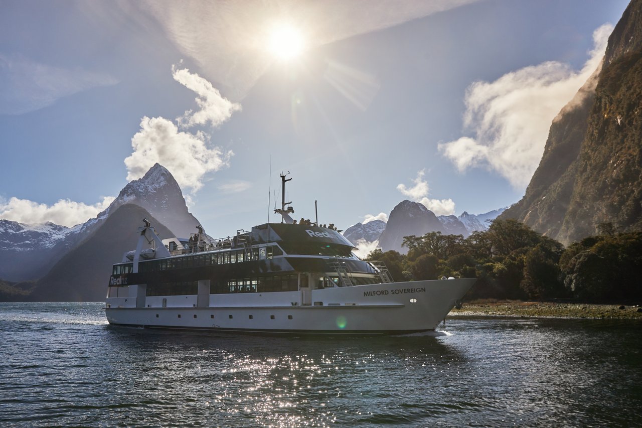 The Milford Sovereign in Milford Sound