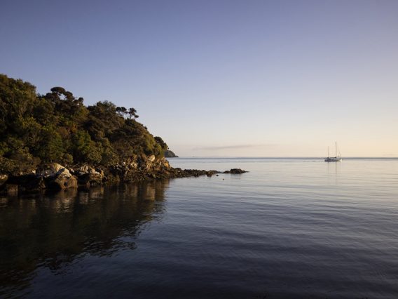 Sunset on Rakiura beach