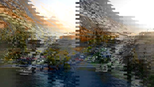 TSS Earnslaw docked at Walter Peak